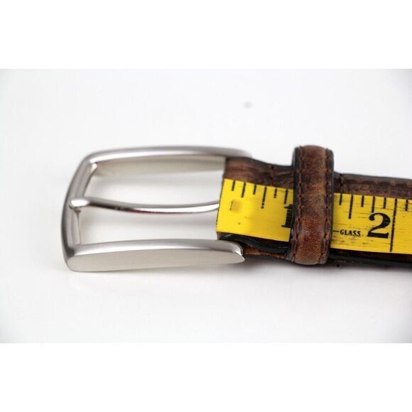 Nautica BROWN GENUINE LEATHER 1 1/4"Wd CASUAL DRESS MEN'S BELT Sz 40 (F82 - Picture 10 of 13